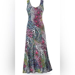 The Pyramid Collection Colorful Maxi Dress
